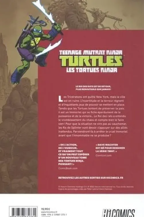 Teenage Mutant Ninja Turtles - Les tortues ninja Tome 16 : Le Royaume des Rats, Kevin Eastman