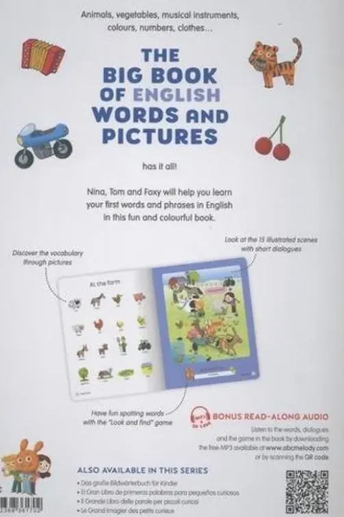 The Big Book of English Words and Pictures. Edition en anglais, Anne-Sophie Cayrey