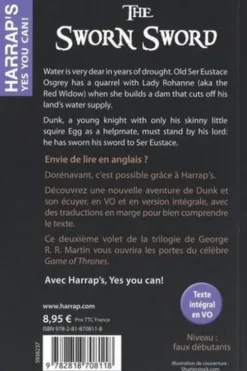 The Sworn Sword. Edition en anglais, George R. R. Martin
