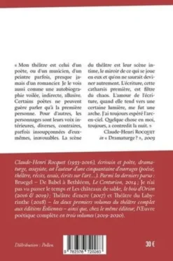 Theâtre complet / Claude-Henri Roquet Tome 3 : Théâtre du Souffle. Figures de l'Ancien Testament ; Figures de l'Evangile ; Frères humains, Claude-Henri Rocquet
