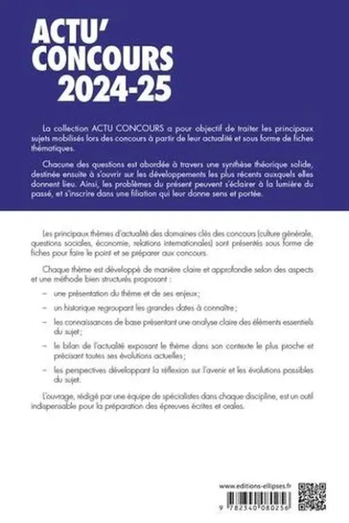 Thèmes essentiels d'actualité. Edition 2024-2025, Jean-Philippe Cavaillé