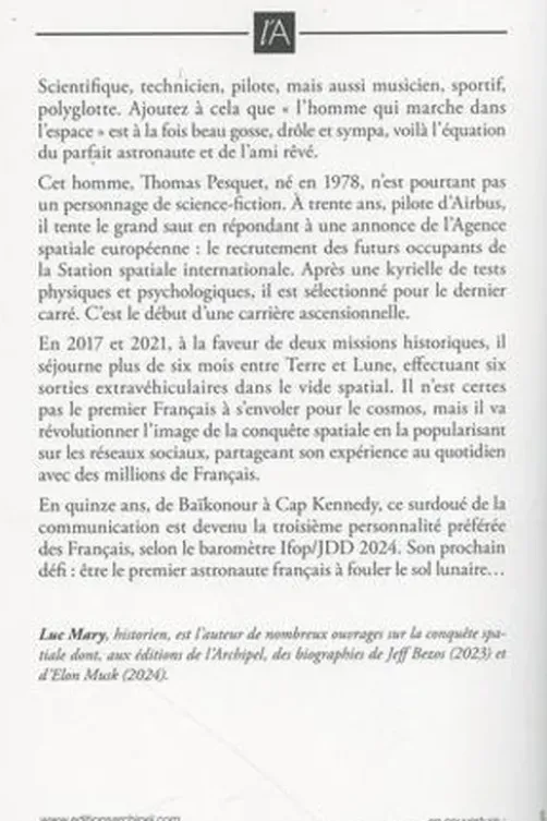 Thomas Pesquet. L'enfant des étoiles, Luc Mary