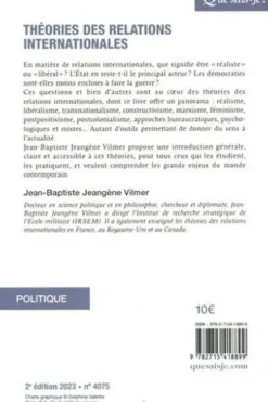 Théories des relations internationales, Jean-Baptiste Jeangène Vilmer