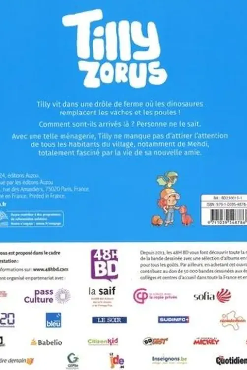 Tilly Zorus Tome 1 : La ferme aux dinos. 48h de la BD 2024, Edition limitée, Ced