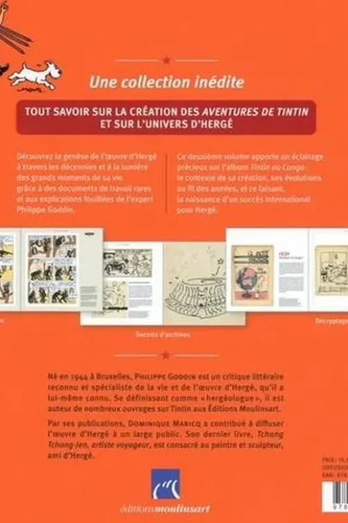 Tintin au Congo. Les coulisses d'une oeuvre, Philippe Goddin