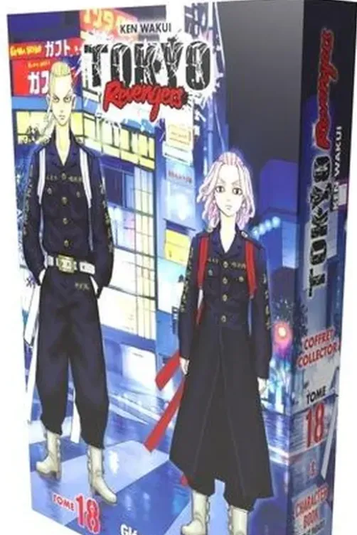Tokyo Revengers Tome 18 : Coffret avec 1 character book et 2 marque-pages. Edition collector, Ken Wakui