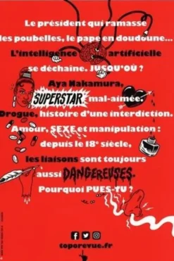 Topo N° 42, juillet-août 2023 : Plus de logo, plus de style ? Contre Poutine, des journalistes résistent. Climat : ceux qui n'y croient toujours pas, Laurence Fredet