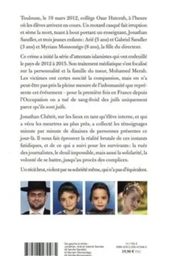 Toulouse 19 mars 2012. L'attentat de l'école Ozar Hatorah par ceux qui l'ont vécu, Jonathan Chetrit