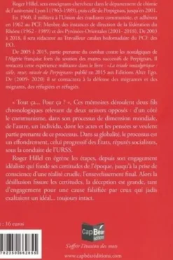 Tout ça... Pour ça ? Des certitudes xux désillusions - 1960-2020 : Six décennies de militance communiste, Roger Hillel