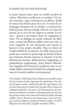 Tout ce dont je ne me souviens pas, Jonas Hassen Khemiri