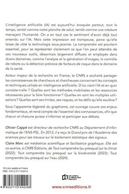 Tout comprendre (ou presque) sur l'intelligence artificielle, Olivier Cappé