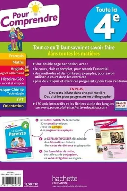 Toute la 4e Pour comprendre . Edition 2024, Isabelle de Lisle