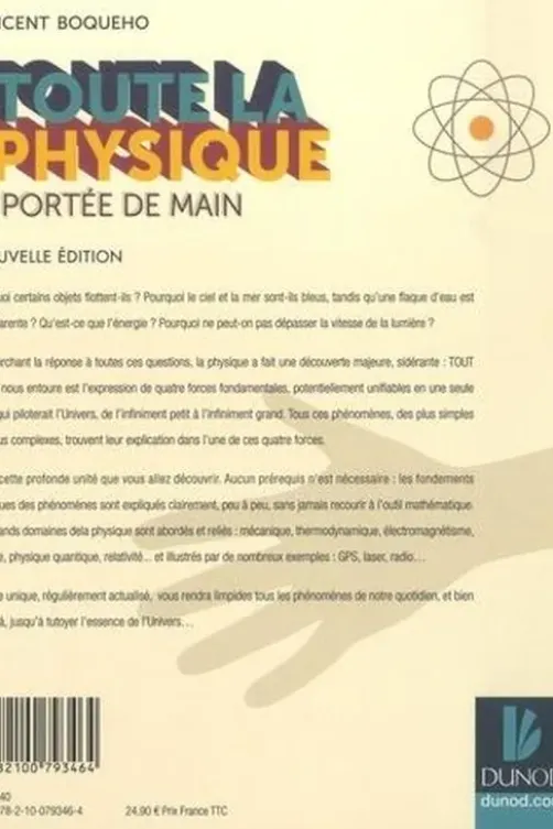 Toute la physique à portée de main, Vincent Boqueho