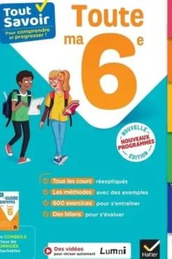 Toute ma 6e. Avec le Guide parents détachable, Marjorie Champetier