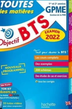 Toutes les matières BTS 1re et 2e années GPME. Edition 2022, Jacqueline Thédié