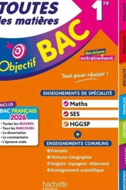 Toutes les matières 1re Spécialités Maths-SES-HGGSP. Edition 2026, Philippe Rousseau