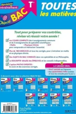 Toutes les matières Tle Spécialités Maths-Physique-chimie-SVT. Edition 2026, Philippe Rousseau