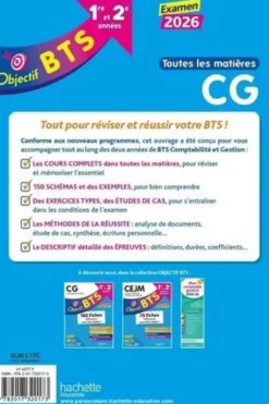 Toutes les épreuves BTS CG 1re et 2e années. Edition 2026, Michel Coucoureux