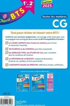 Toutes les épreuves BTS CG 1re et 2e années. Edition 2025, Michel Coucoureux