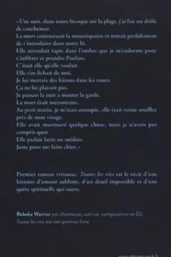 Toutes les vies, Rebeka Warrior