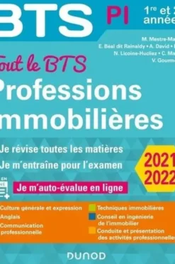 Tout le BTS Professions immobilières. 1re et 2e années, Edition 2021-2022, Muriel Mestre-Mahler