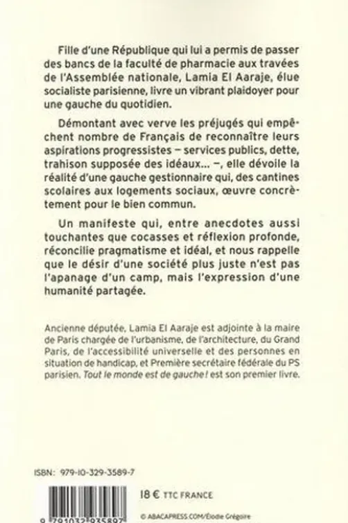 Tout le monde est de gauche ! (les 10 préjugés qui vous empêchent de l'assumer), Lamia El Aaraje