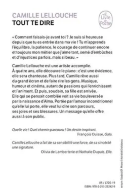 Tout te dire, Camille Lellouche