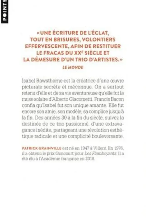 Trio des ardents, Patrick Grainville
