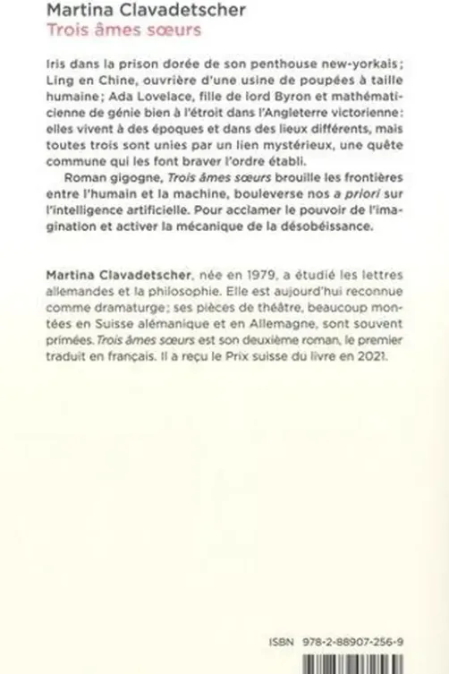 Trois âmes soeurs, Martina Clavadetscher