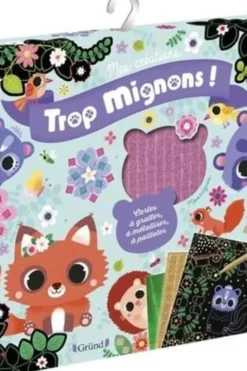 Trop mignons ! Cartes à gratter, à métalliser, à pailleter, Stéphanie Rousseau