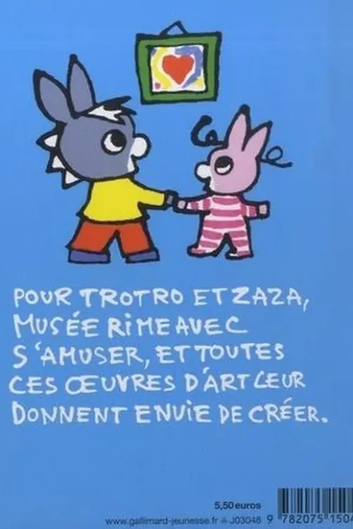 Trotro et Zaza Tome 25 : Trotro et Zaza vont au musée, Bénédicte Guettier