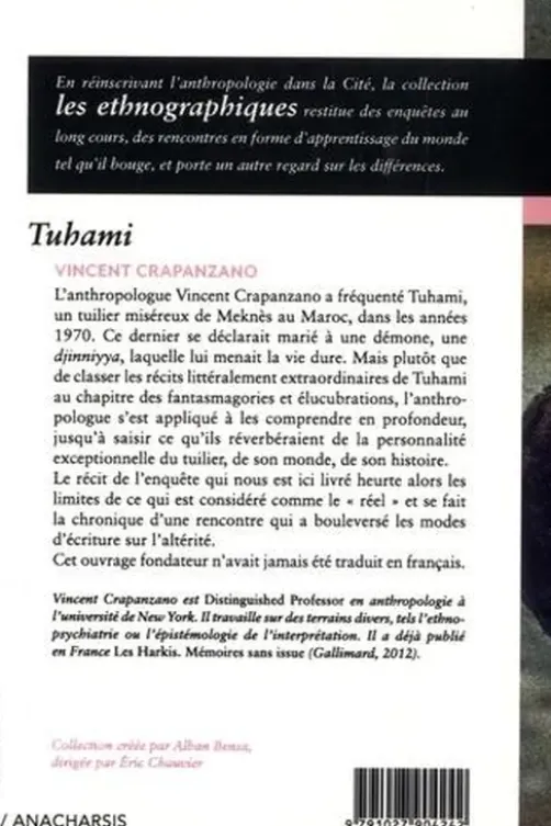 Tuhami. Portrait d'un Marocain, Vincent Crapanzano