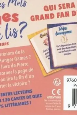 Tu joues ou tu lis ? Le jeu pour les accros de lecture !, Le souffle des mots