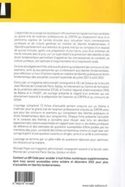Un an d'actualité des libertés fondamentales. 12 fiches d’actualité et sujets corrigés pour le grand oral, 4e édition, Michaël Poyet