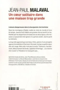Un coeur solitaire dans une maison trop grande, Jean-Paul Malaval