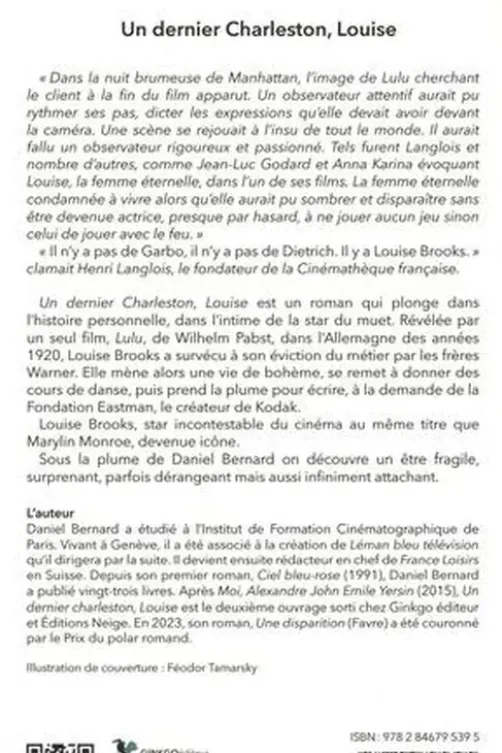 Un dernier Charleston, Louise, Daniel Bernard