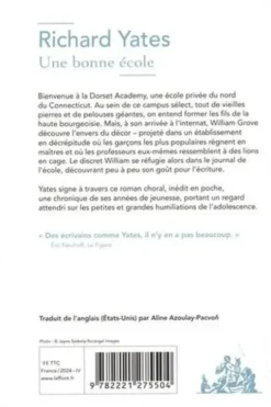Une bonne école, Richard Yates