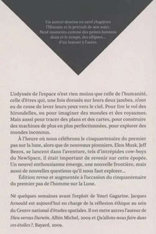 Une brève histoire de l'espace. Edition revue et augmentée, Jacques Arnould