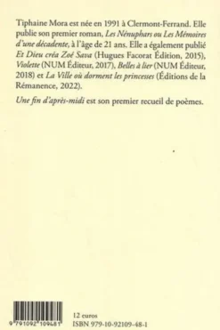 Une fin d'après-midi, Tiphaine Mora