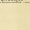 Une histoire courte, Jérôme Camil