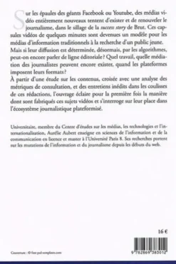 Une information brute ? Journalisme, vidéos et réseaux sociaux, Aurélie Aubert