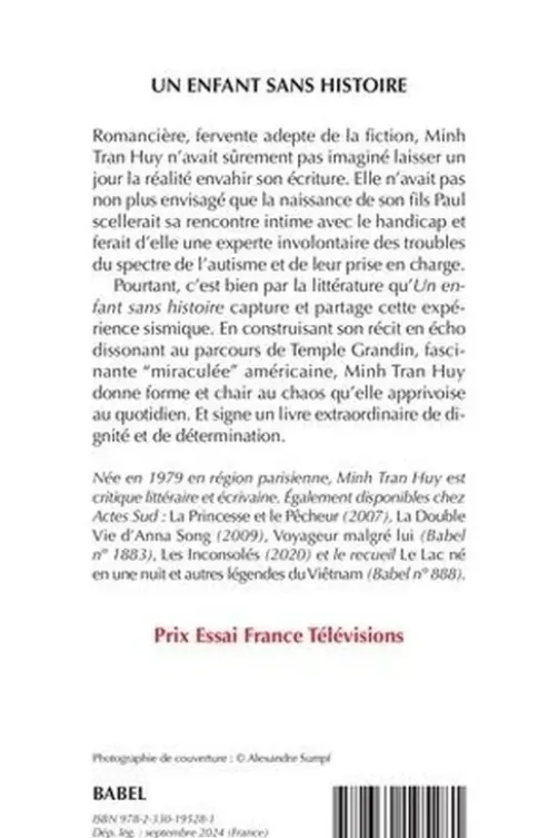 Un enfant sans histoire, Minh Tran Huy