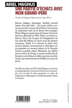 Une partie d'échecs avec mon grand-père (roman de guerre), Ariel Magnus