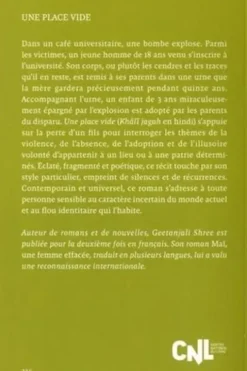 Une place vide, Geetanjali Shree
