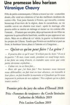 Une promesse bleu horizon, Véronique Chauvy