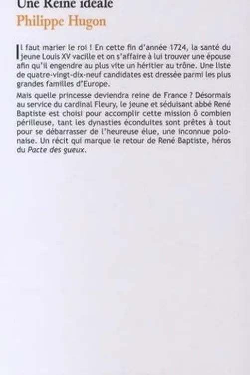 Une Reine idéale, Philippe Hugon