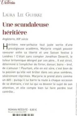 Une scandaleuse héritière, Laura Lee Guhrke