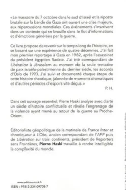 Une terre doublement promise. Israël-Palestine : un siècle de conflit, Pierre Haski