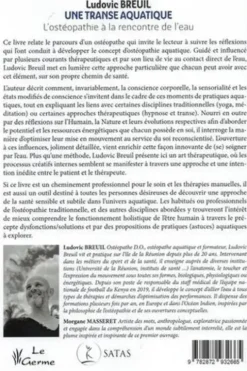Une transe aquatique. L'ostéopathie à la rencontre de l’eau, Ludovic Breuil