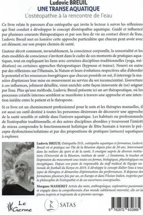 Une transe aquatique. L'ostéopathie à la rencontre de l’eau, Ludovic Breuil